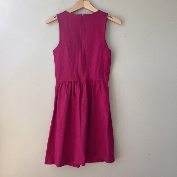J.Crew Womens Sleeveless A-Line‎ Dress XS Pink - Picture 3 of 4